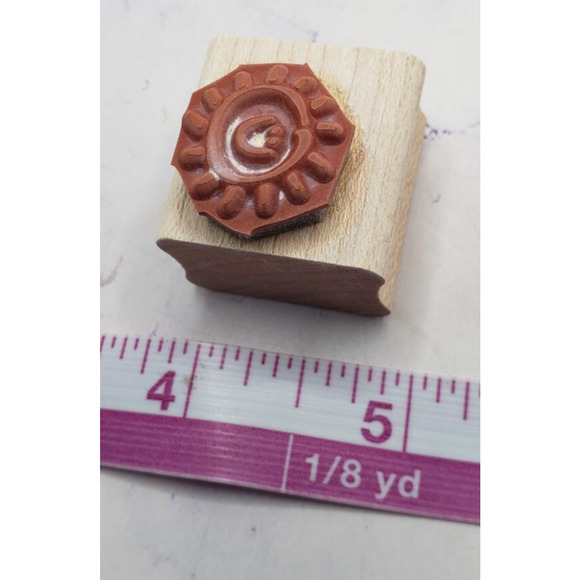 Stampin Up Sun Smile Sunshine Summer Wood Mounted Rubber Stamp - Picture 7 of 7